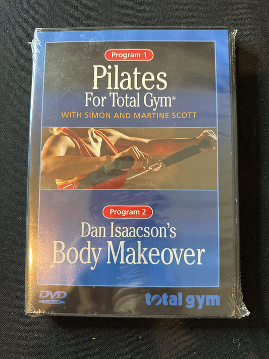 Sealed New Pilates For Total Gym w/ Simon & Martine Scott Program 2 Dan Isaacson's Total Makeover