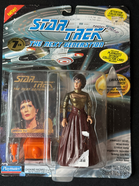 Star Trek Next Generation 1994 4" Lwaxana Troi #6967 New in Box Action Figure