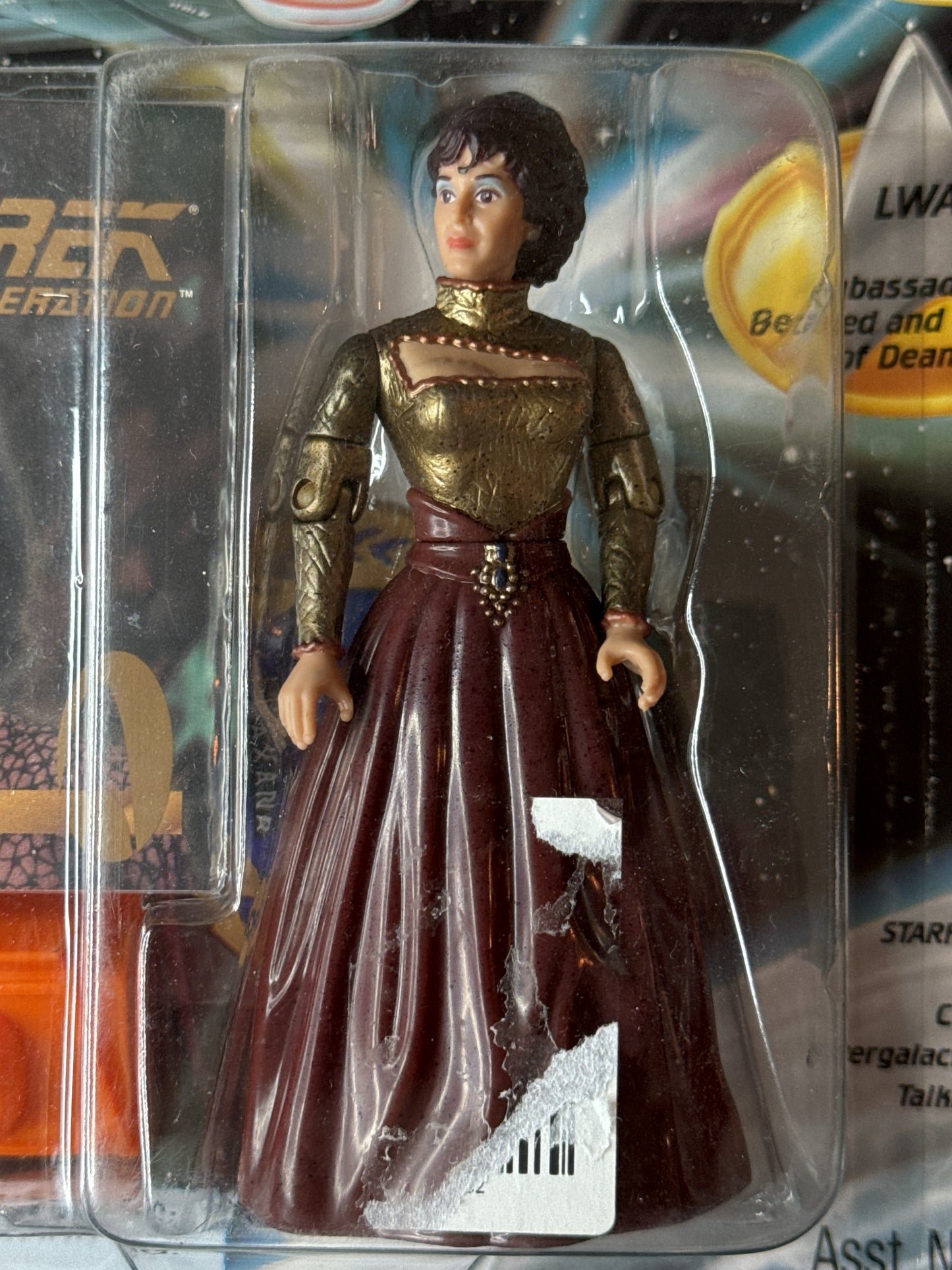 Star Trek Next Generation 1994 4" Lwaxana Troi #6967 New in Box Action Figure