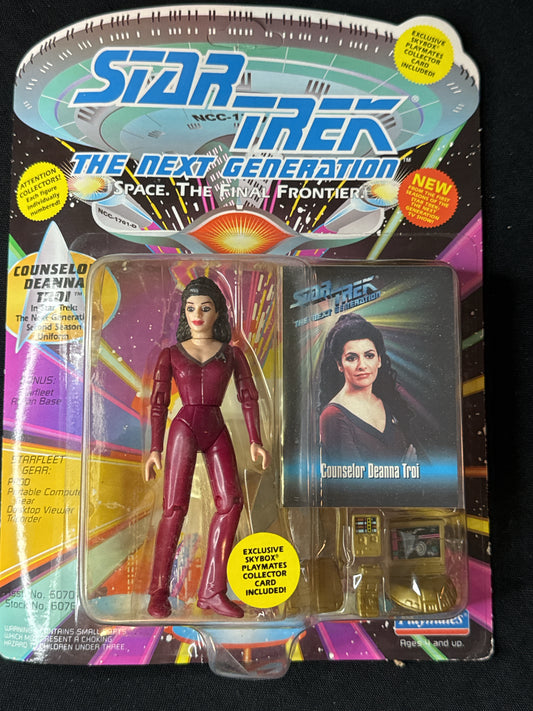 Star Trek Next Generation 1993 Counselor Deanna Troi 4" Action Figure New in Box