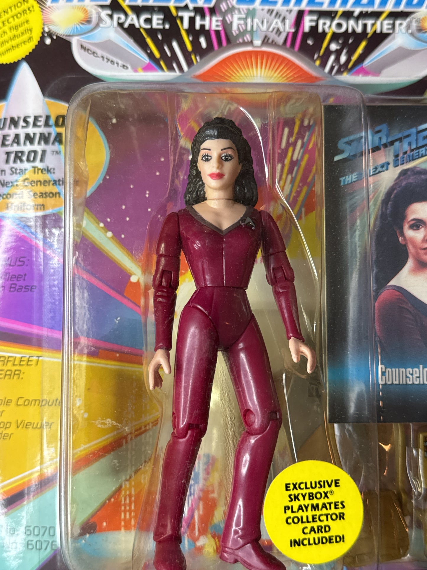 Star Trek Next Generation 1993 Counselor Deanna Troi 4" Action Figure New in Box