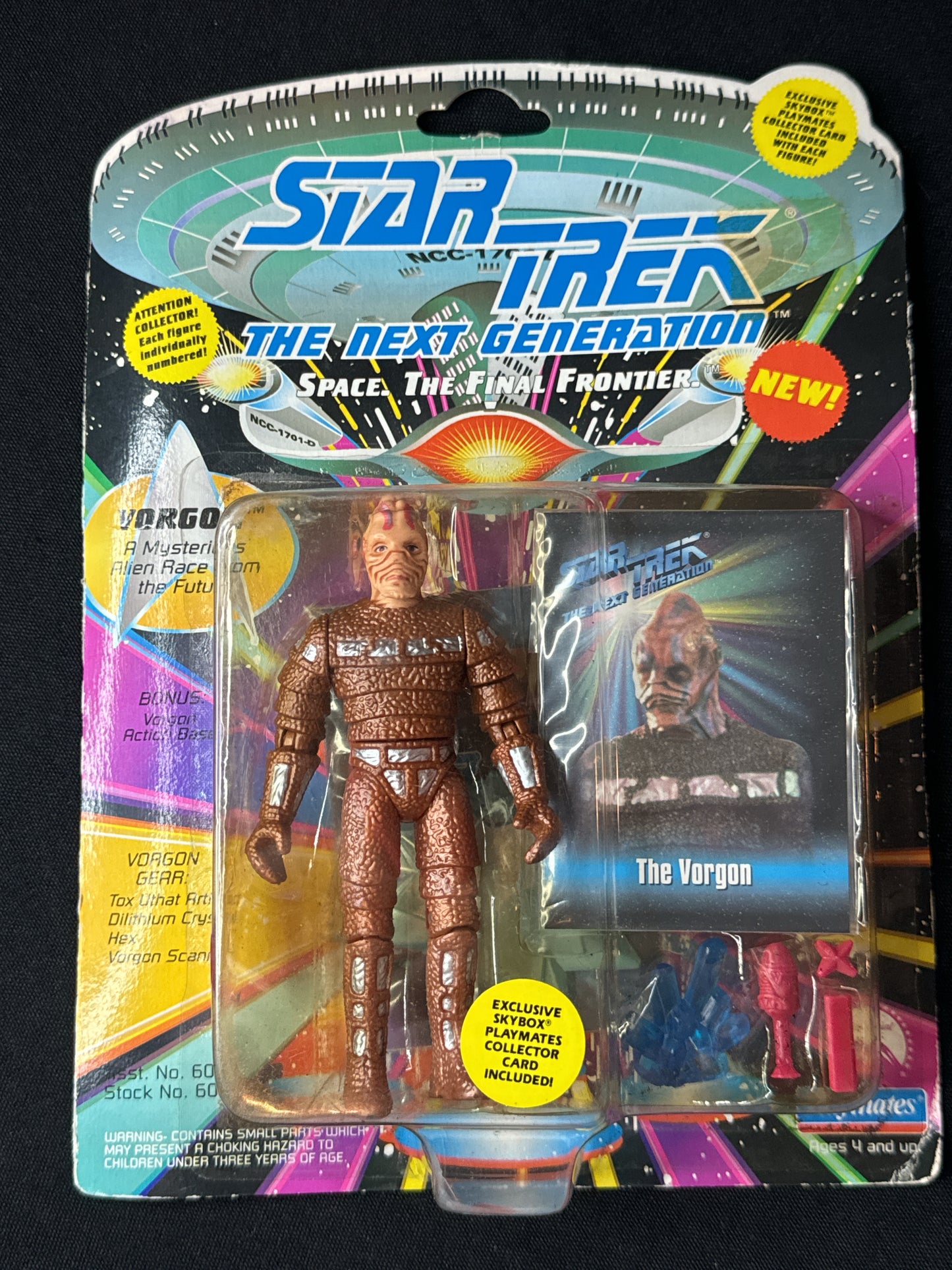 Star Trek Next Generation 1993 The Vorgon 4" Action Figure New in Box