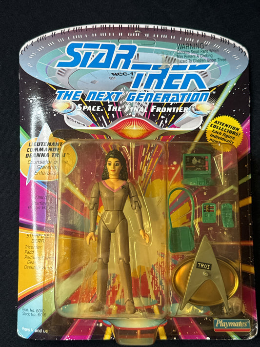 Star Trek Next Generation LCDR Deanna Troi 1992 4" Action Figure New in Box