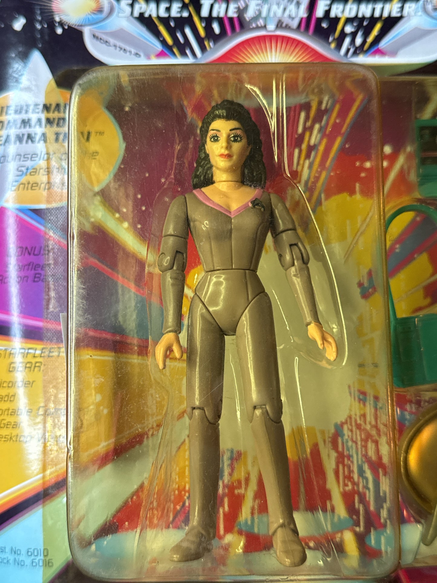 Star Trek Next Generation LCDR Deanna Troi 1992 4" Action Figure New in Box