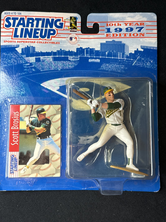 1997 Starting Lineup Scott Brosius Oakland A's Action Figure New in Box