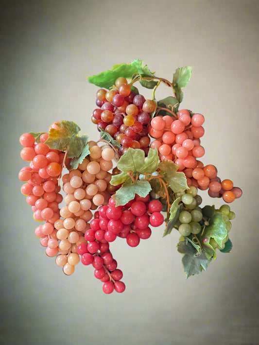 Several Different Colors Faux Grapes Plastic Squishy Material