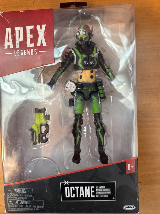 Apex Legends Octane Action Figure 25 Points of Articulation New in Box