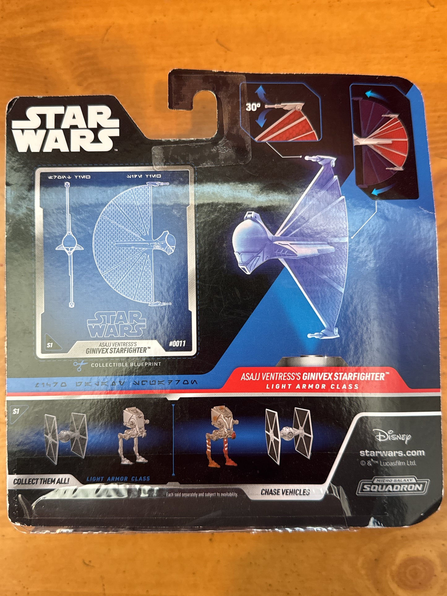 Star Wars Micro Galaxy Squadron Series 1ASAJJ Ventress Ginivex Starfighter New in Box
