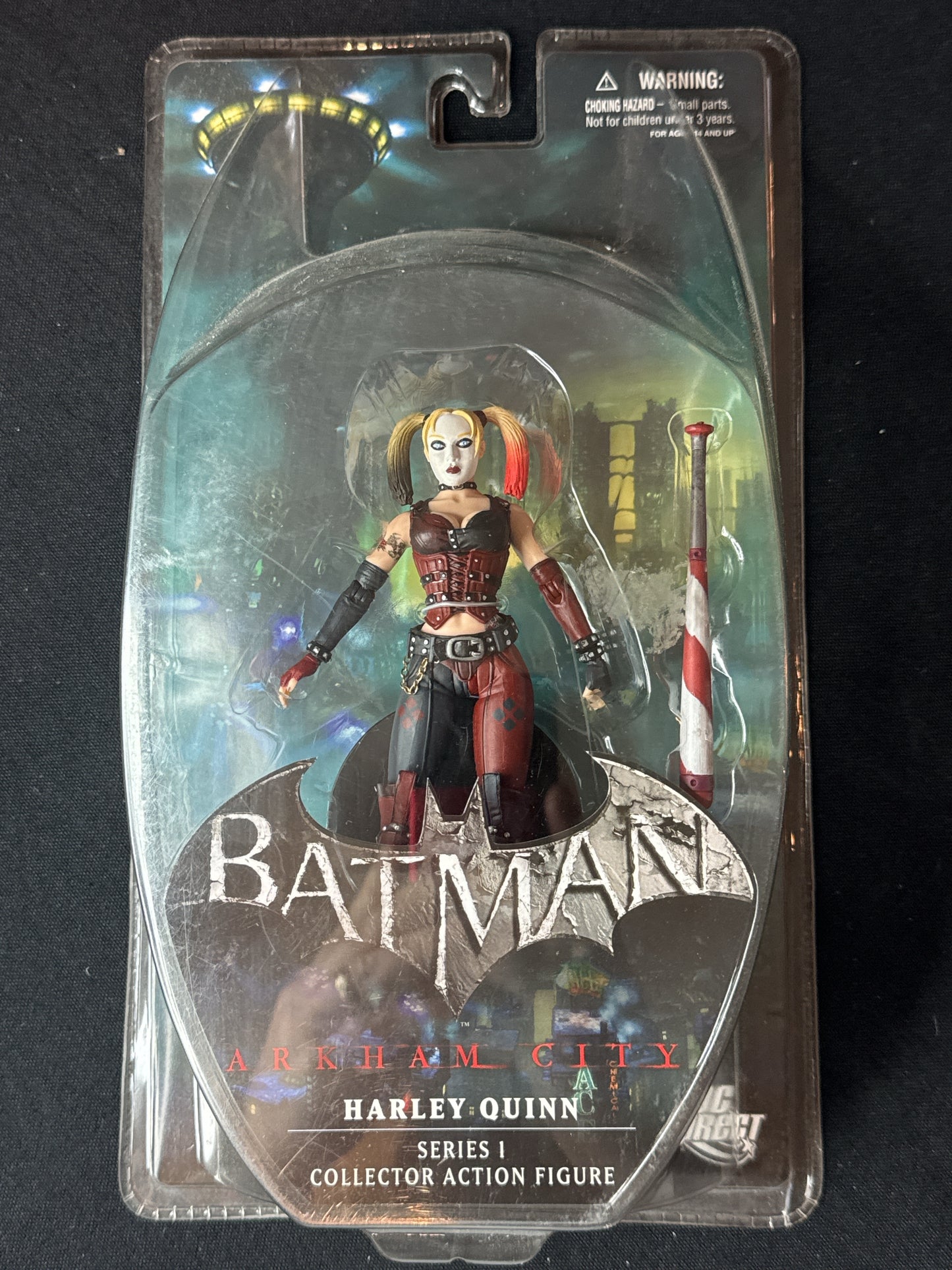 DC Direct Batman: Arkham City: Series 1: Harley Quinn Action Figure New Sealed in Box