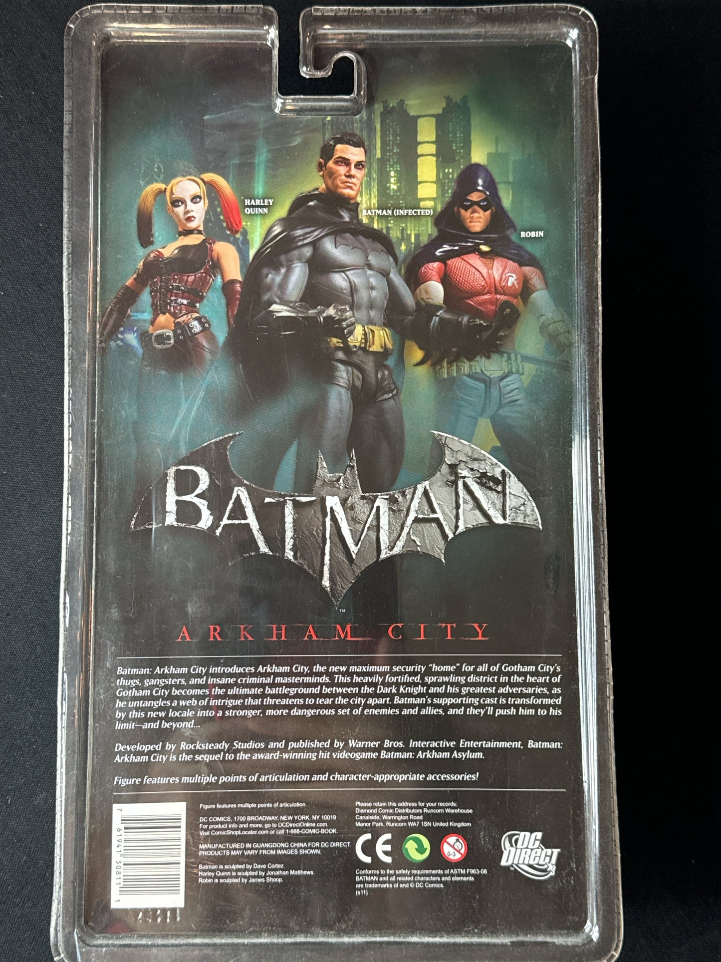 DC Direct Batman: Arkham City: Series 1: Harley Quinn Action Figure New Sealed in Box