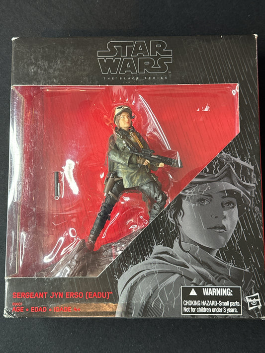 Star Wars The Black Series Rogue One Sergeant Jyn Erso Action Figure New in Box