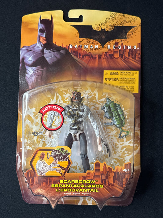 Batman Begins Mattel Scarecrow 2005 Action Figure New in Box