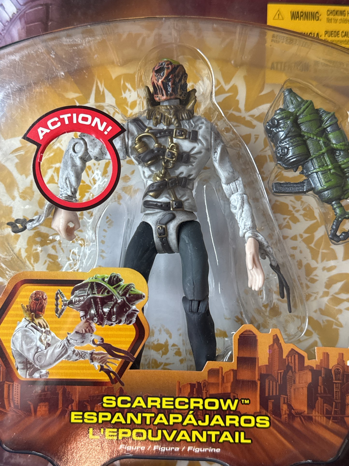 Batman Begins Mattel Scarecrow 2005 Action Figure New in Box