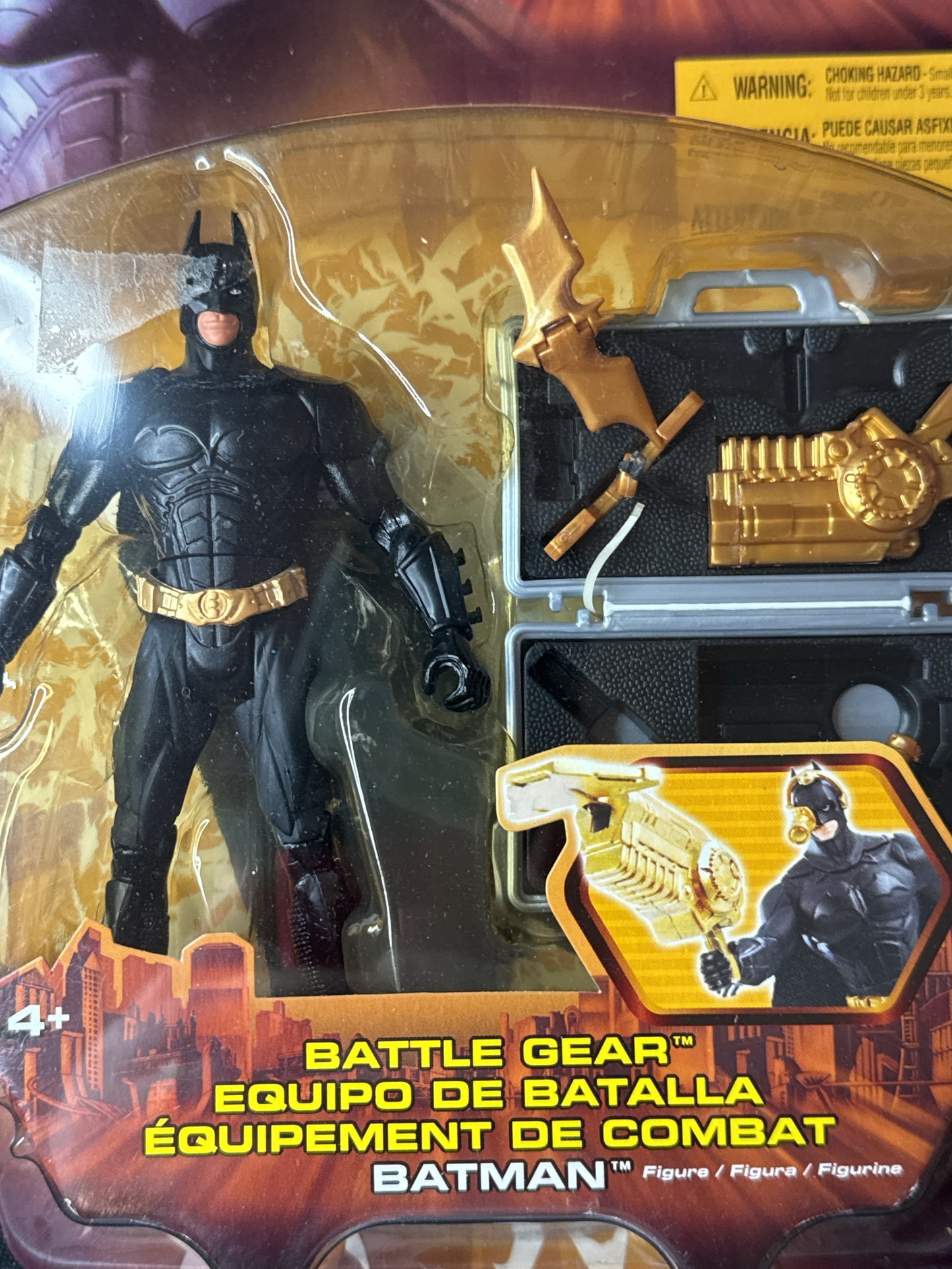 Batman Begins Mattel Batman Battle Gear 2005 Action Figure New in Box