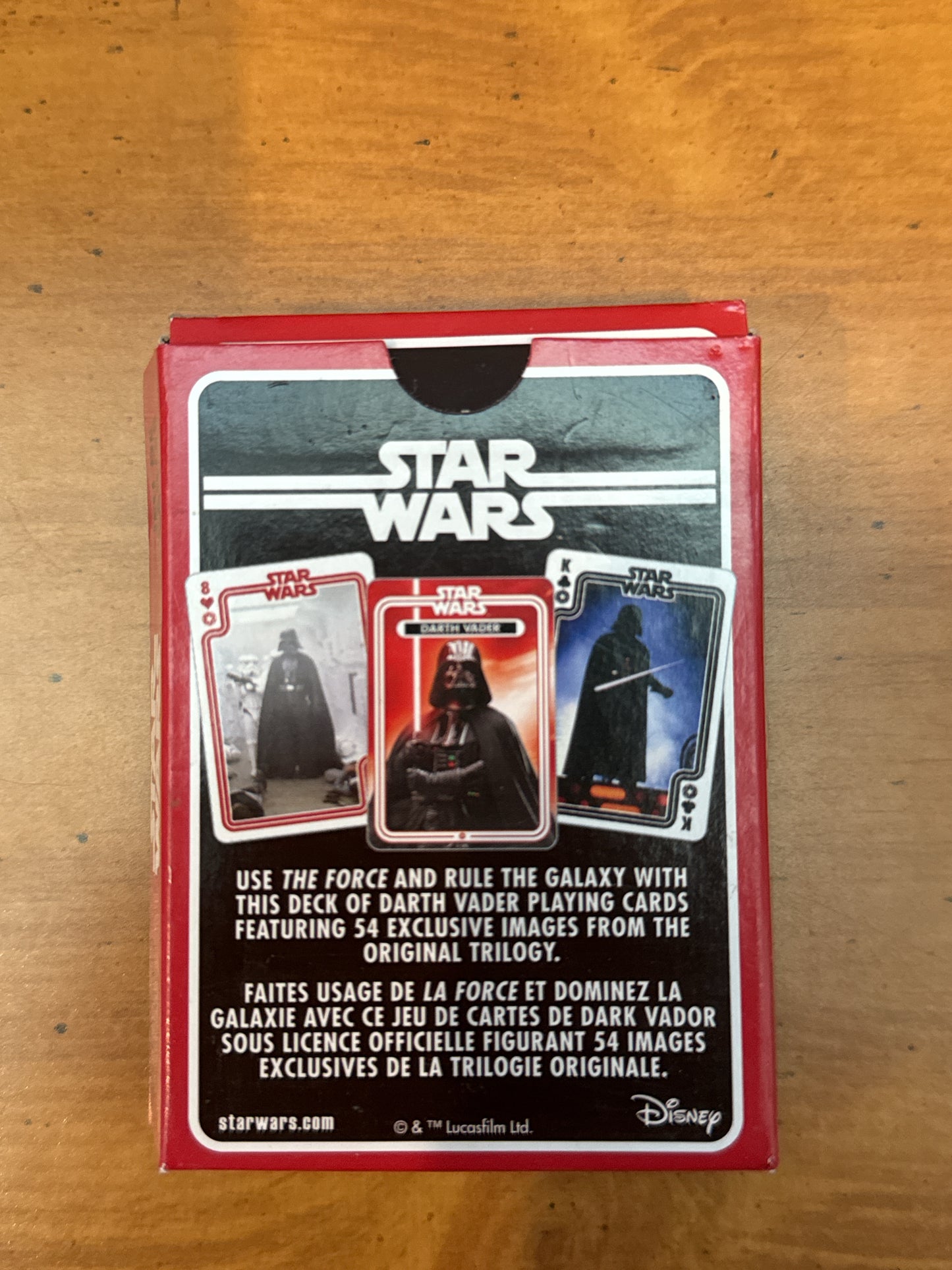Star Wars Darth Vader Deck of Playing Cards New