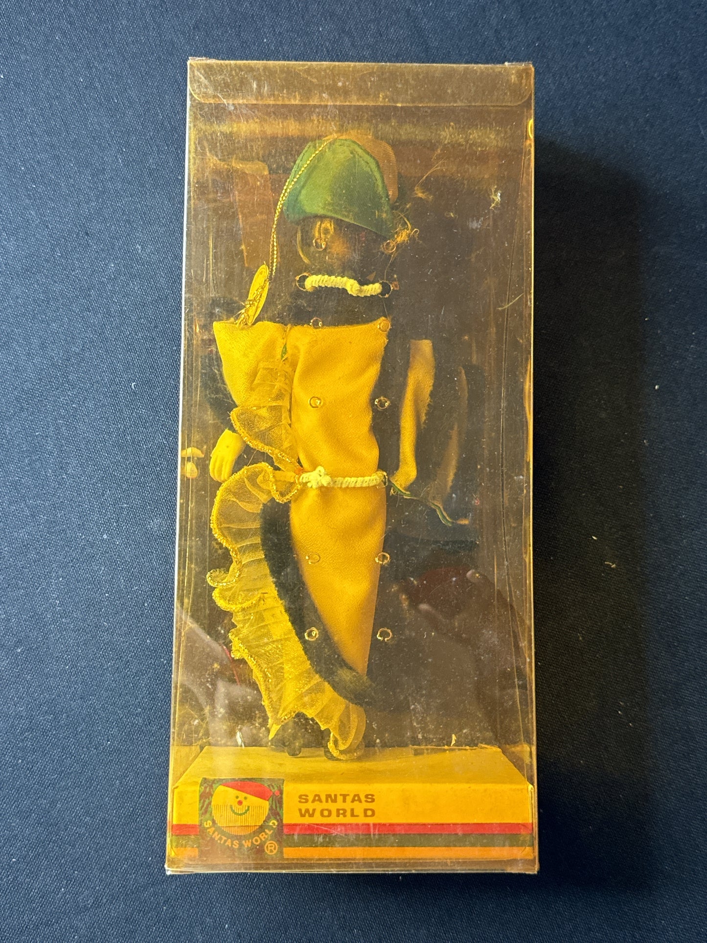 Kurt S. Adler 1984 "The Fabulous 20's" Margie Ornament Hanging Jointed 8.5" New in Box Green