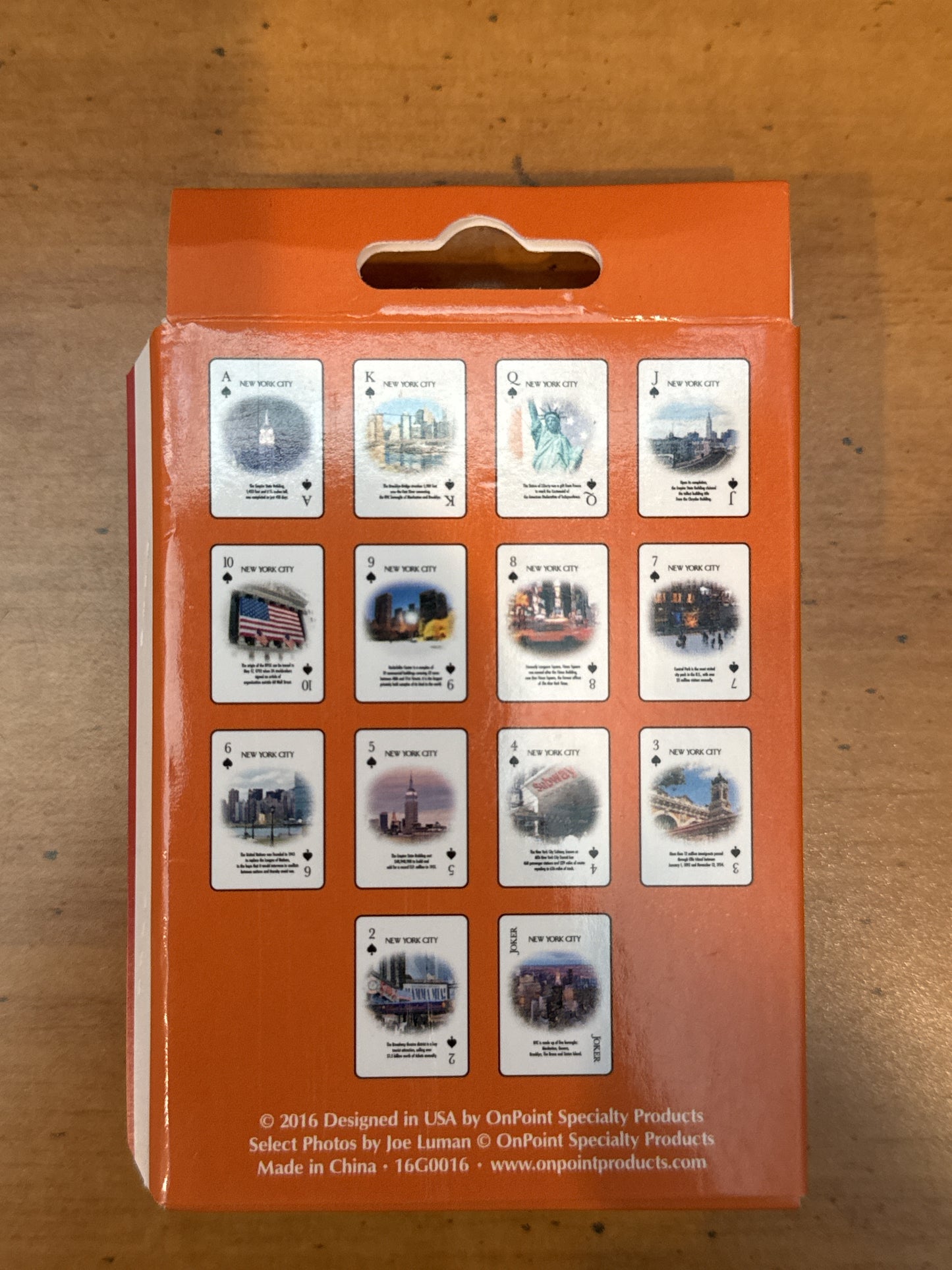 New York City Deck of Playing Cards New