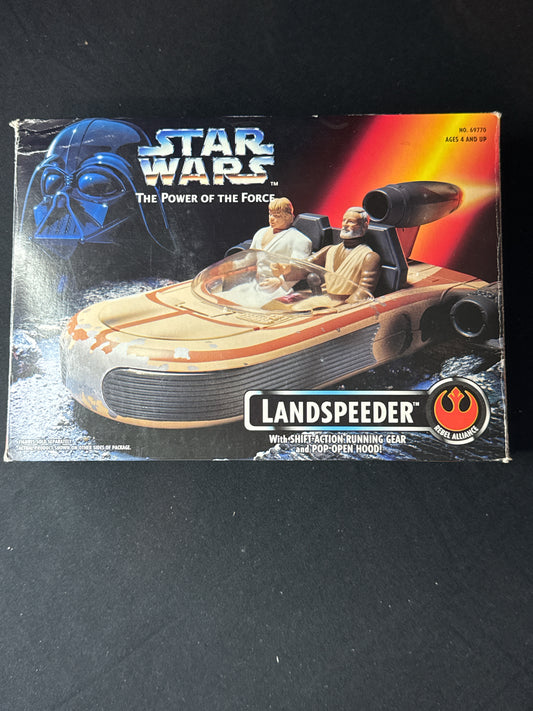 Star Wars The Power of the Force LandSpeeder Kenner 1995 New in Box