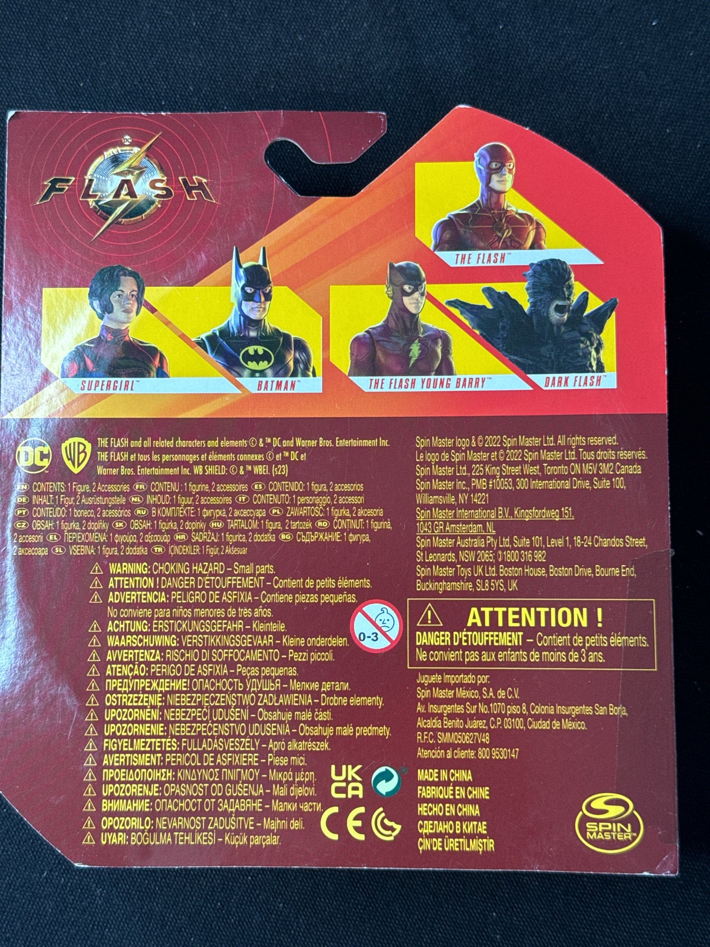 DC The Dark Flash Action Figure 4" Figure New in Box