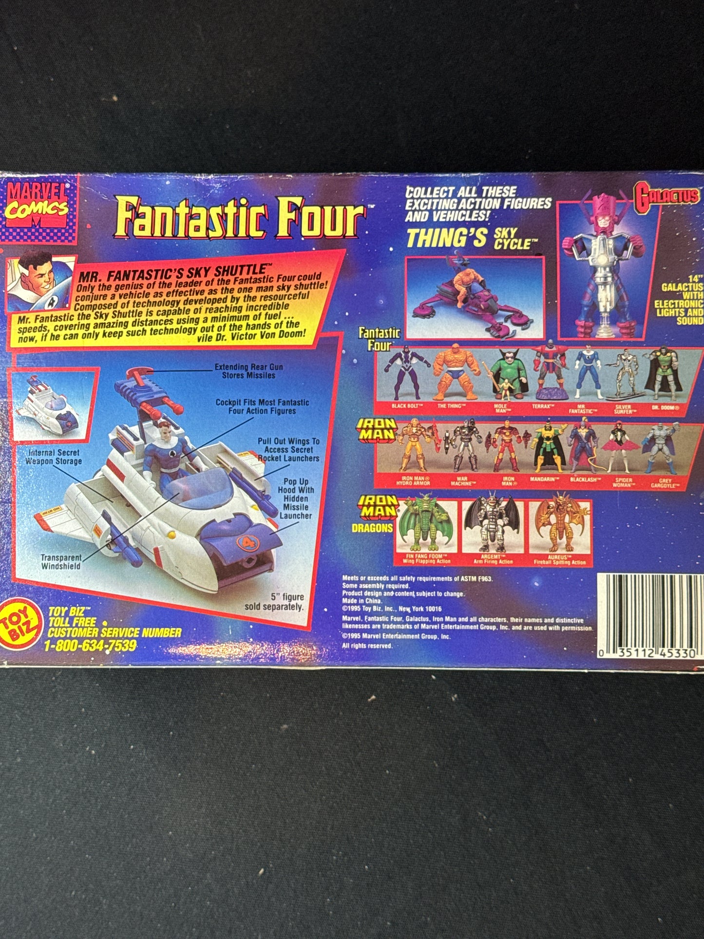 Fantastic Four Mr. Fantastic's Sky Shuttle Marvel Comics New in Box