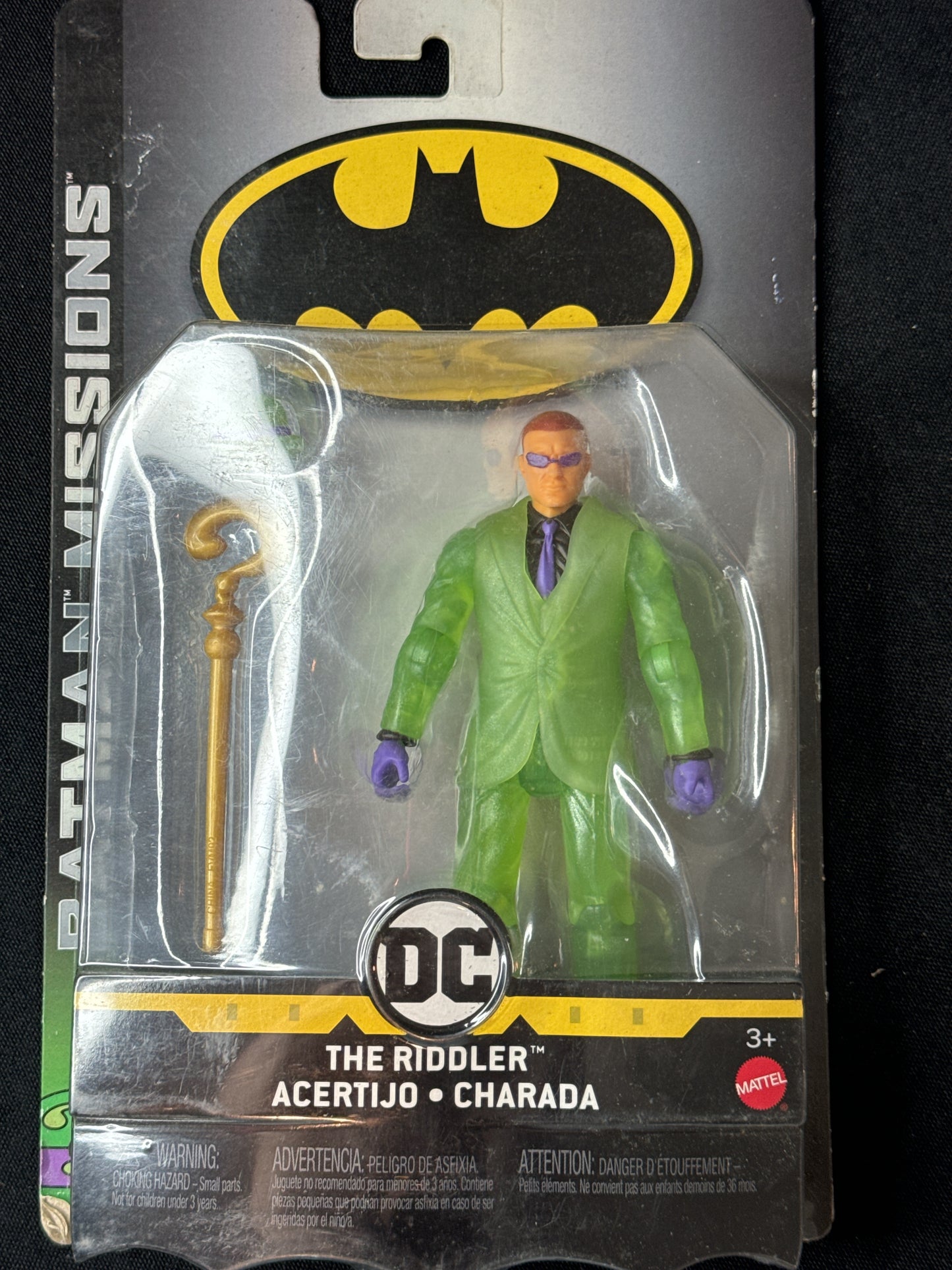 2018 Mattel Batman Missions The Riddler 6" Action Figure New in Box