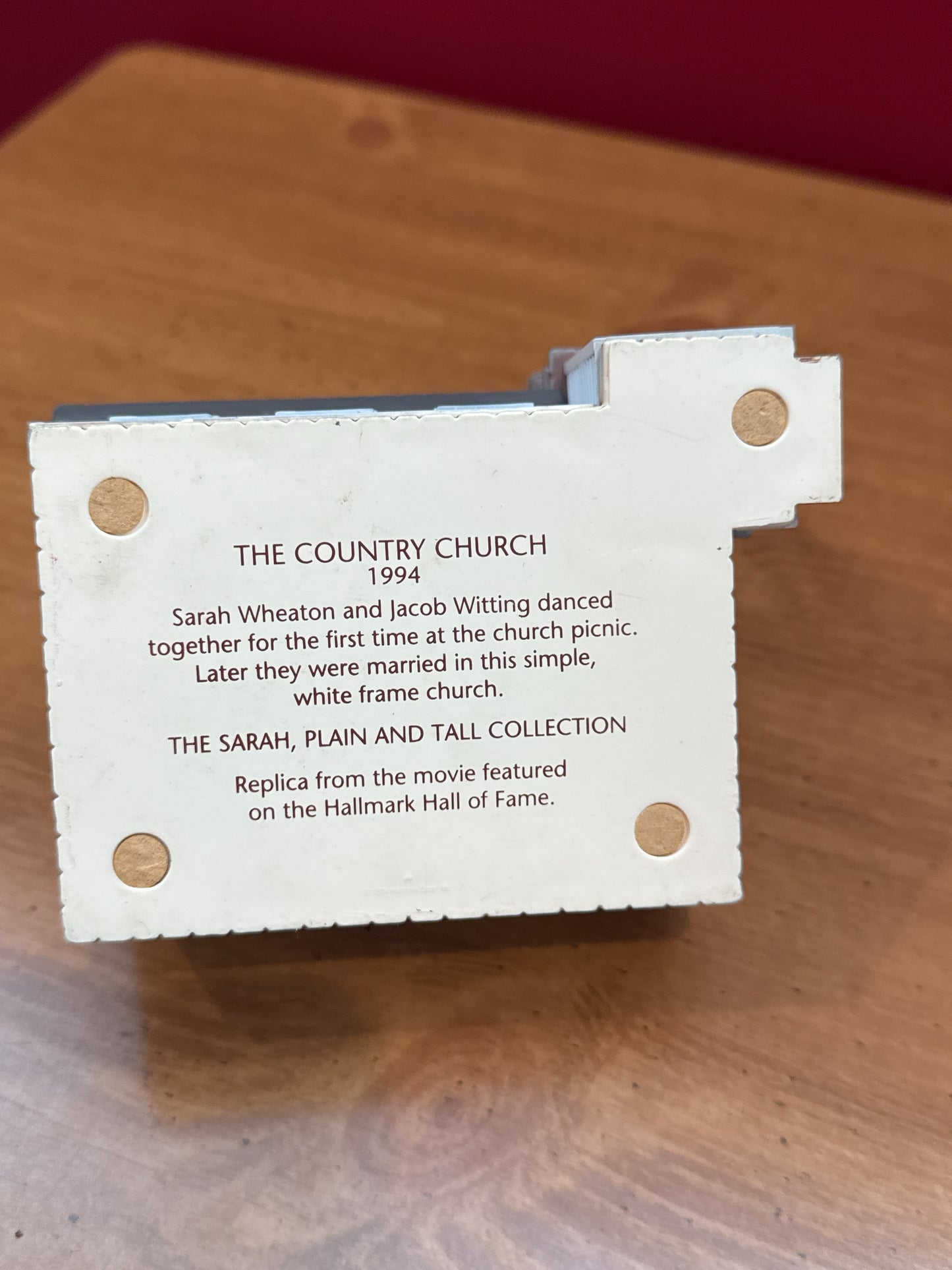 Hallmark 1994 Sarah Plain and Tall The Country Church New in Box