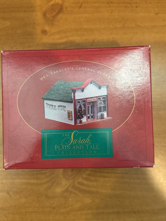Vintage Hallmark Christmas Decor Mrs. Parkley's General Store Ornament New in Box