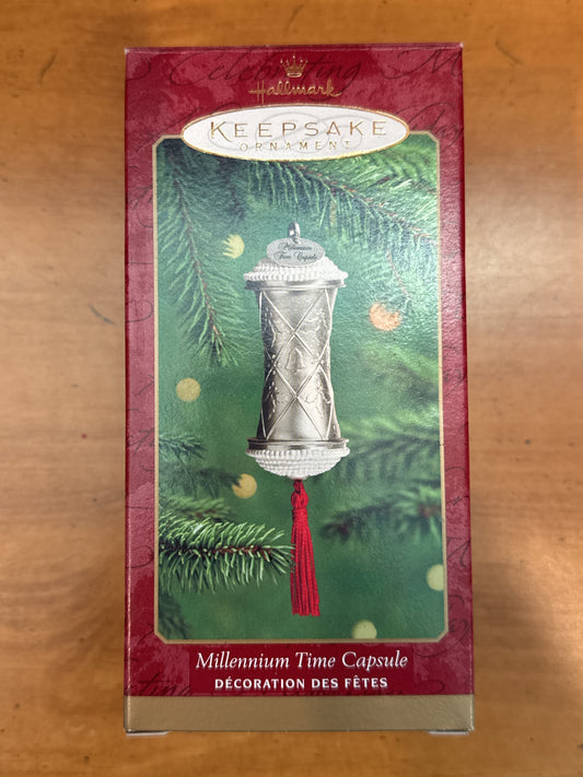 Hallmark Keepsake Ornament Millennium Time Capsule New in Box 2000
