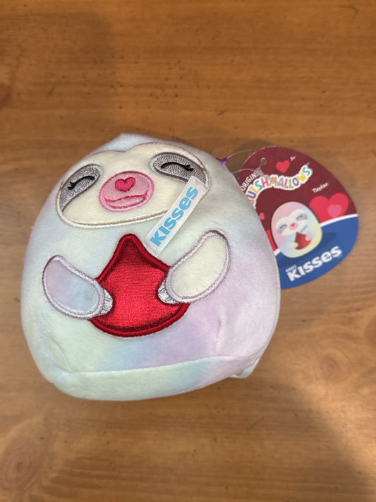 Squishmallows Taylor the Hershey Sloth Valentine's Stuffed Animal 5" New With Tags