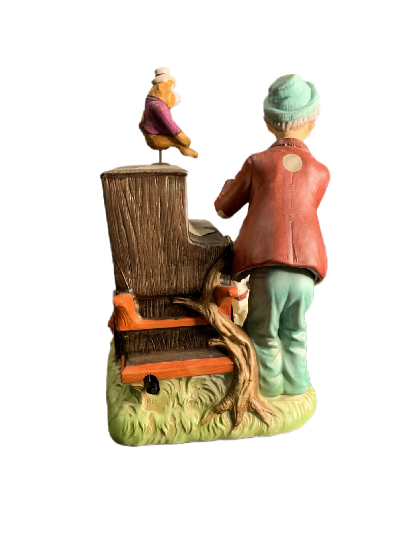 Waco Animated Melody in Motion Organ Grinder, Dog, & Monkey Music Box Not working