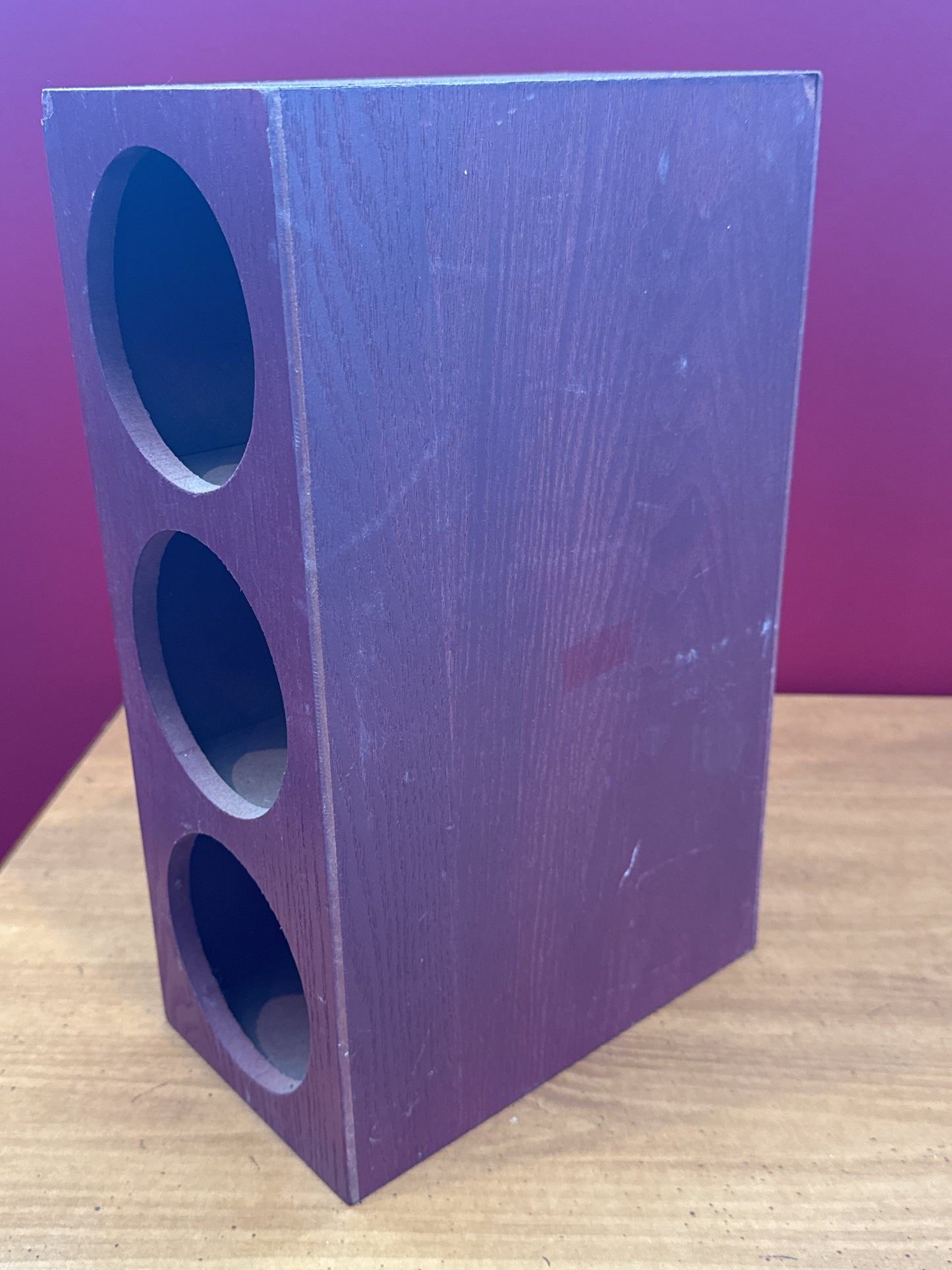 Table Display 3 Bottle Wooden Wine Holder