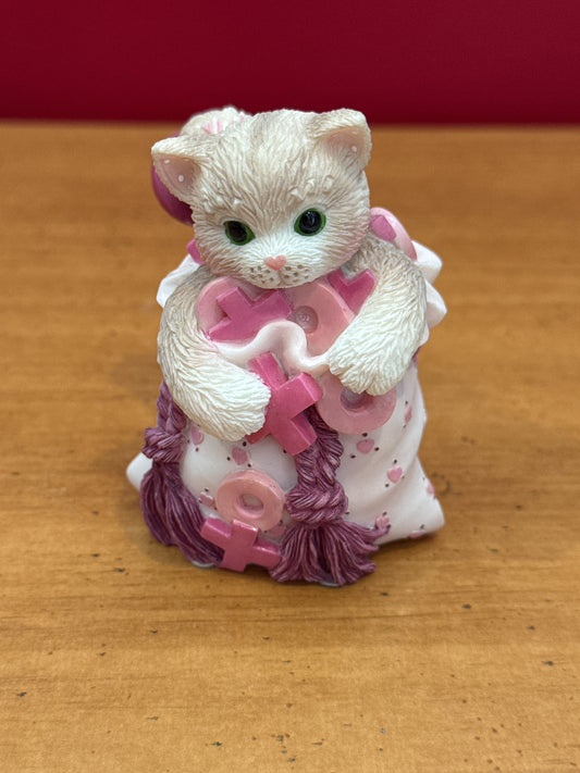 Vintage 2000 Patricia Hillman Calico Kittens "My Heart Overflowing" Collectible Cat NIB