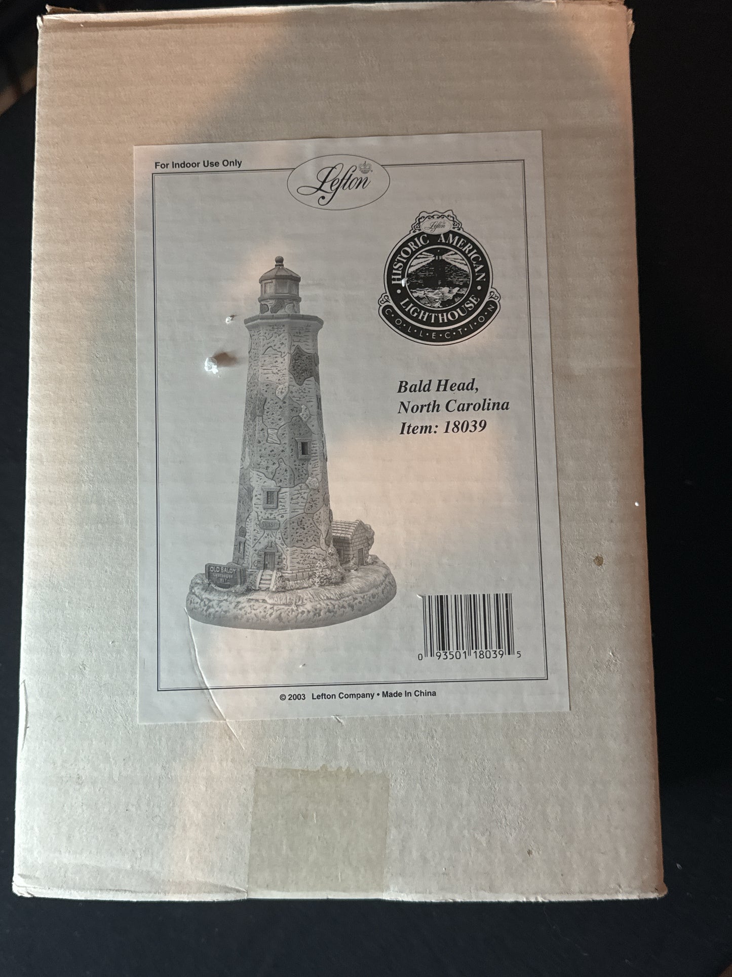Lefton Historic American Lighthouse Bald Head, North Carolina Item 18039 2003