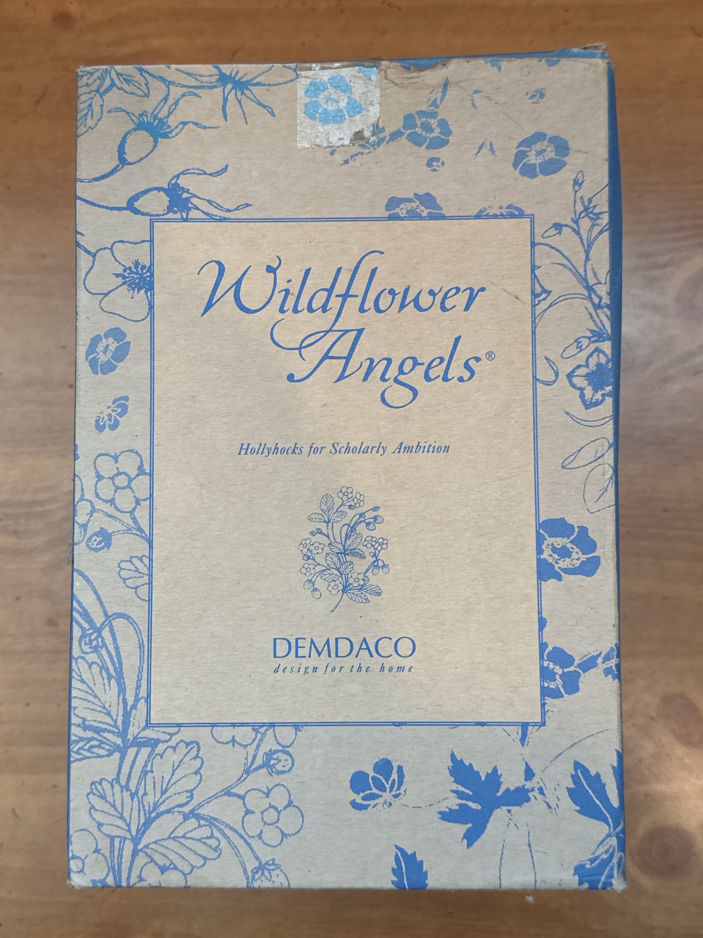 Demdaco Wildflower Angels "Hollyhocks For The Scholarly" 2002 New in Box