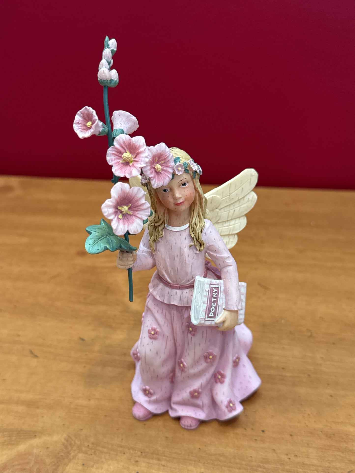 Demdaco Wildflower Angels "Hollyhocks For The Scholarly" 2002 New in Box