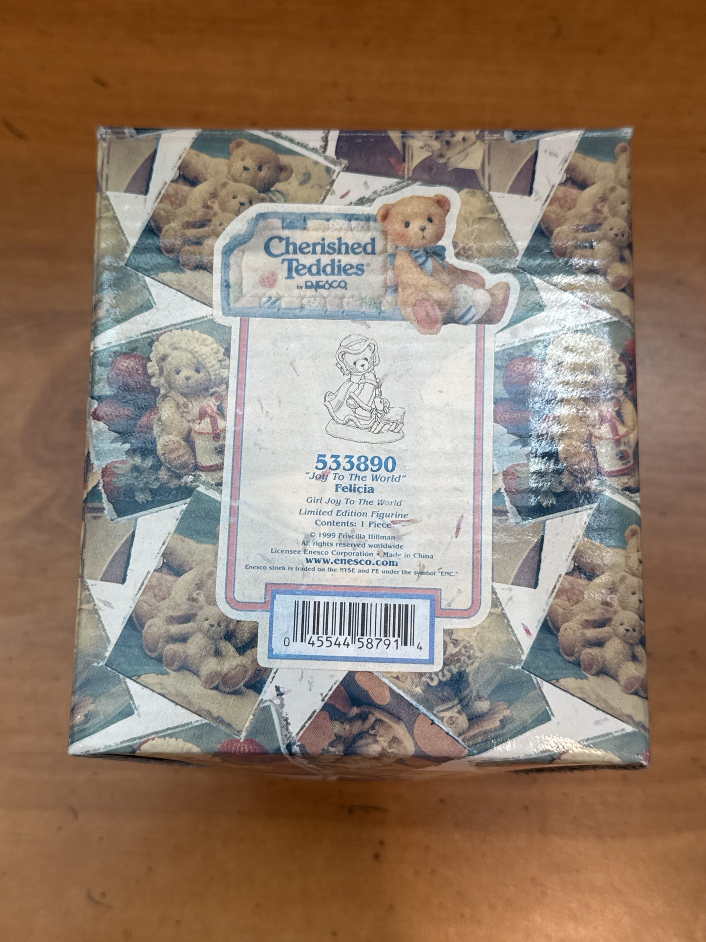 Cherished Teddies Felicia Joy To The World Figurine New in Box