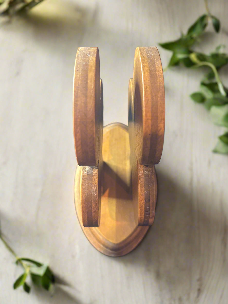 Clubs Napkin Holder Wooden 7.5" Tall x 6.5" Wide