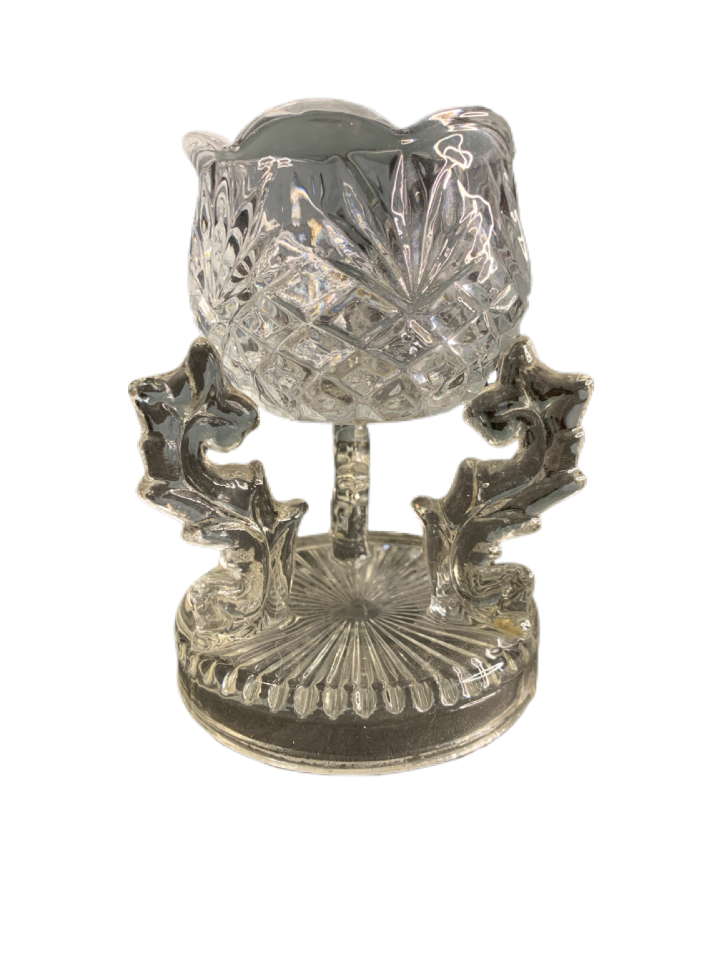 24% Lead Crystal Votive & Stand