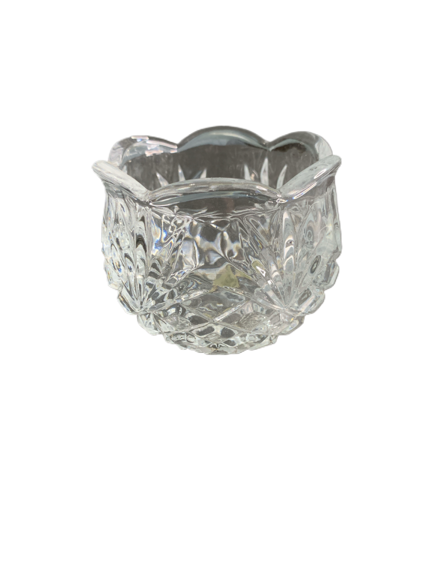 24% Lead Crystal Votive & Stand