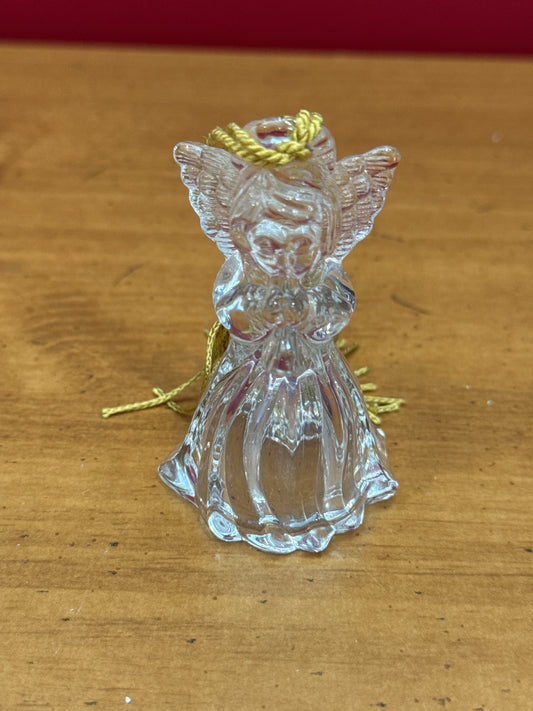 Vintage Lead Crystal Angel Christmas Ornament Gorham Made in Germany