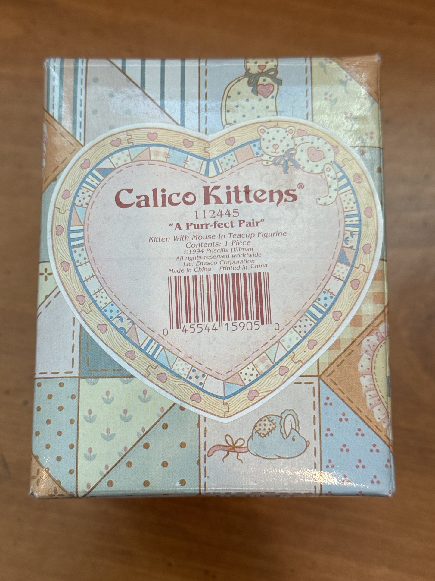 Calico Kittens Figurine A Purr-Fect Pair #112445 - Curiosity New in Box