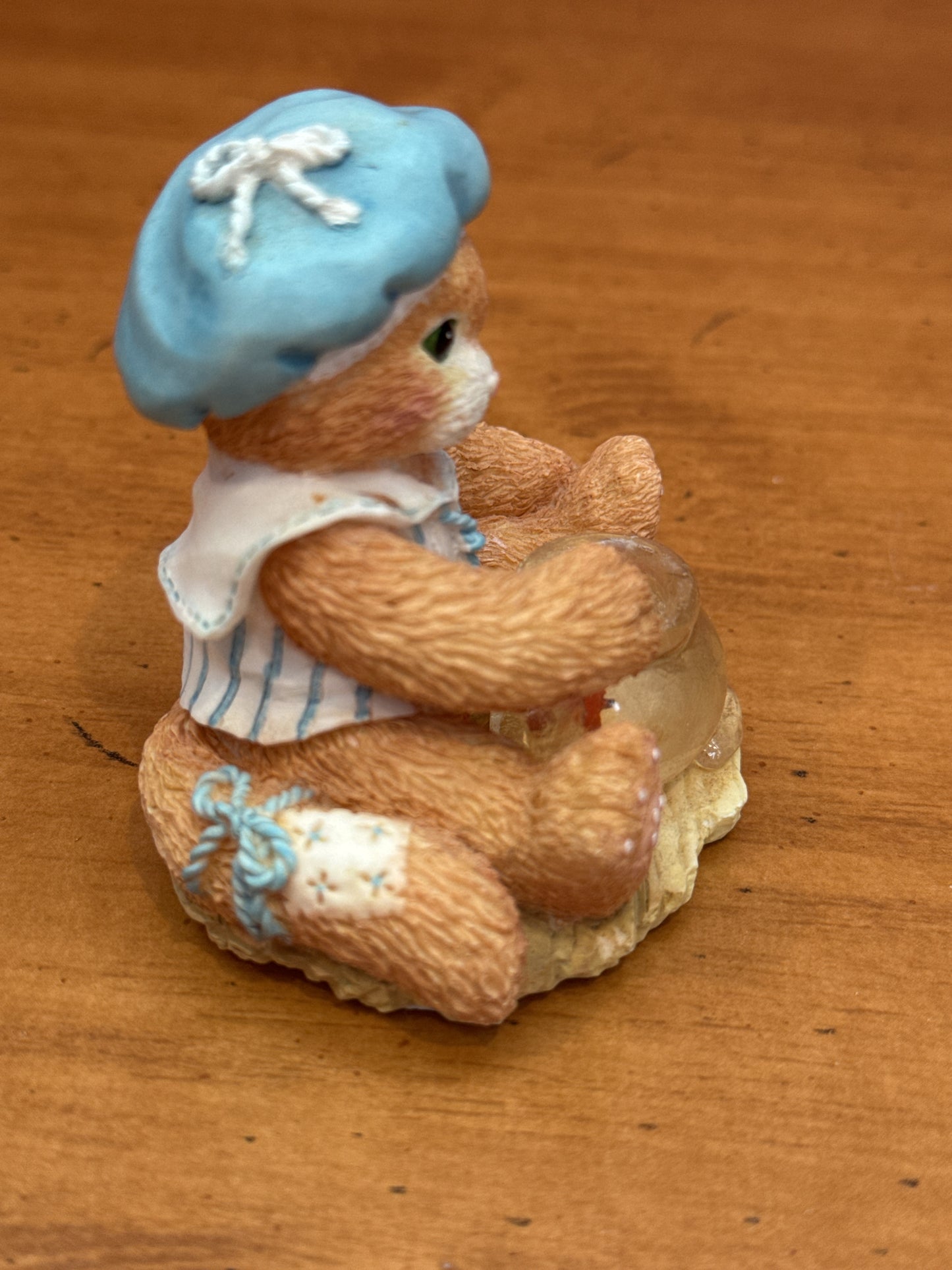 Calico Kittens Figurine Fishing For A Friend Enesco 1994 New in Box