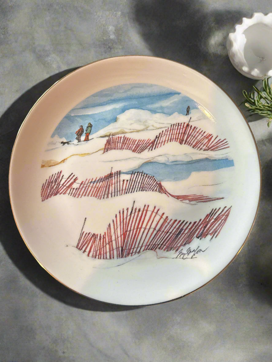 Five (5) Chicago Collection Franklin McMahon 8" Plates 1972, 1974, 1977 (2), 1979