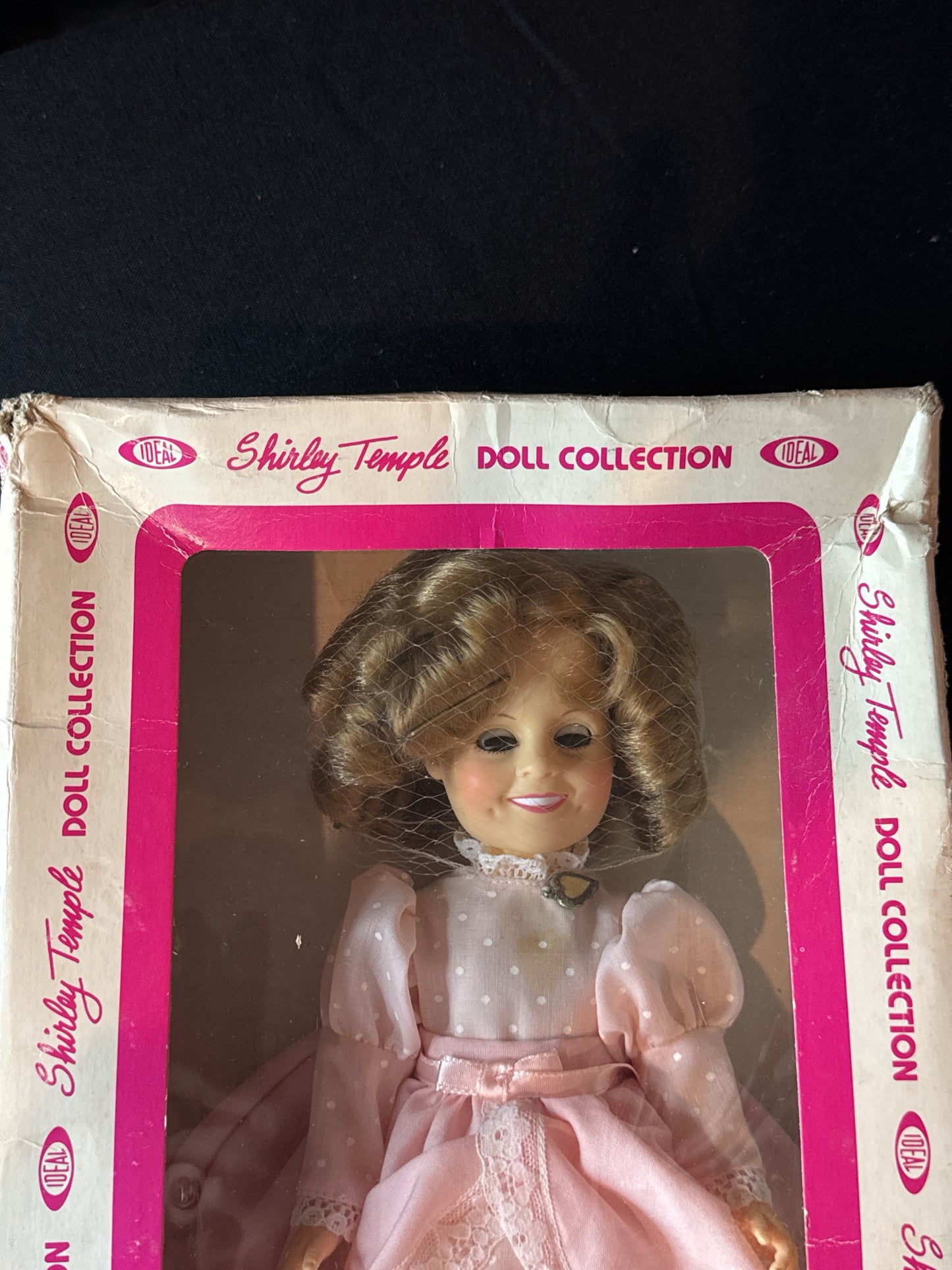 1982 Ideal Shirley Temple Doll Collection Pink Dress New in Box