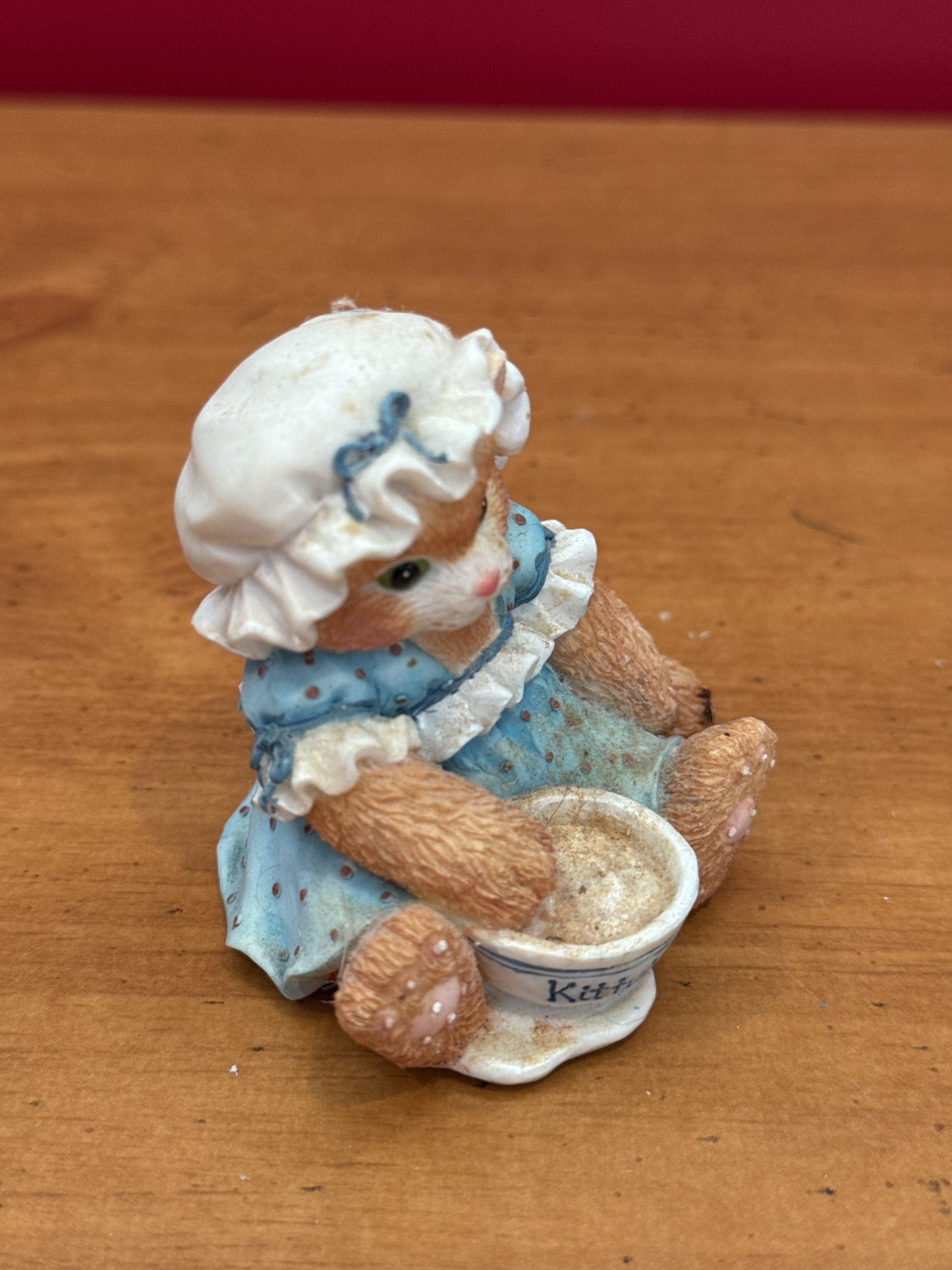 Calico Kittens Figurine Enesco An Unexpected Treat 1994 New in Box