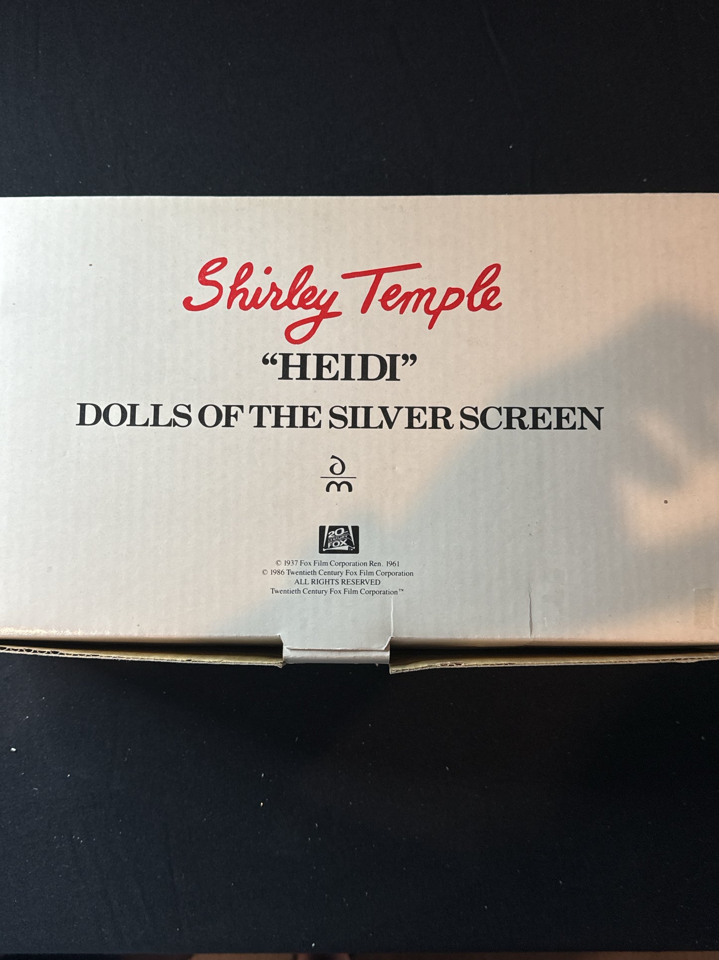 Shirley Temple Doll "Heidi" - Dolls of the Silver Screen - Danbury Mint New in Box!
