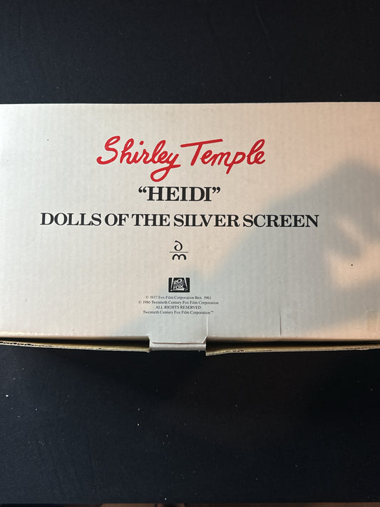 Shirley Temple Doll "Heidi" - Dolls of the Silver Screen - Danbury Mint New in Box!