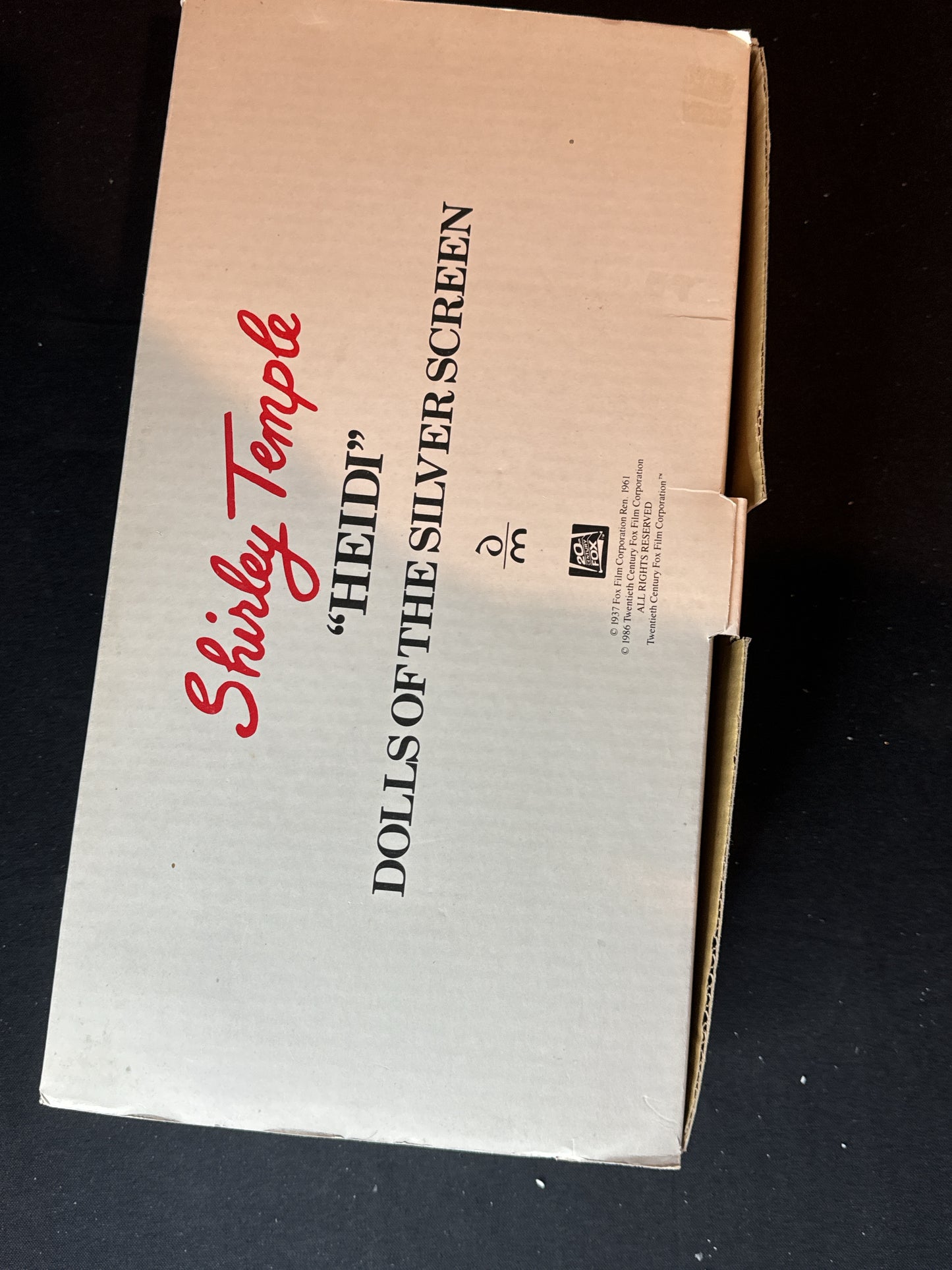 Shirley Temple Doll "Heidi" - Dolls of the Silver Screen - Danbury Mint New in Box!