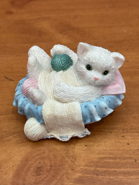 Calico Kittens Figurine Enesco 1994 Sweet Dreams Priscilla Hillman New in Box