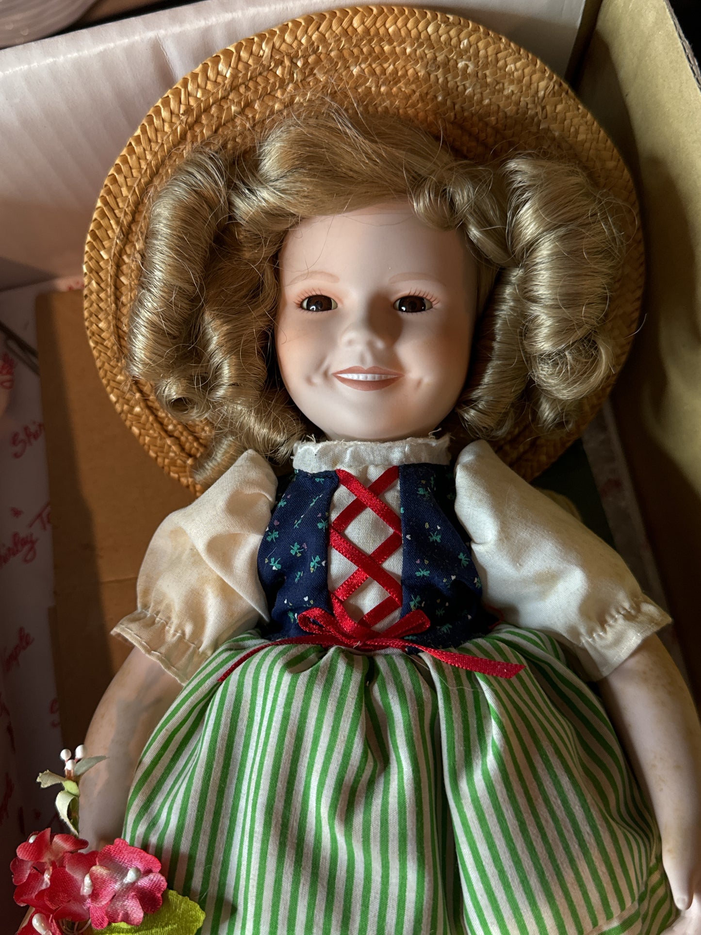 Shirley Temple Doll "Heidi" - Dolls of the Silver Screen - Danbury Mint New in Box!